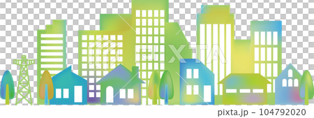 都市イメージ水彩風 都市イメージ水彩風 104792020