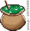 cute halloween cartoon pixel art style, 8 bit graphic isolated png 104793489