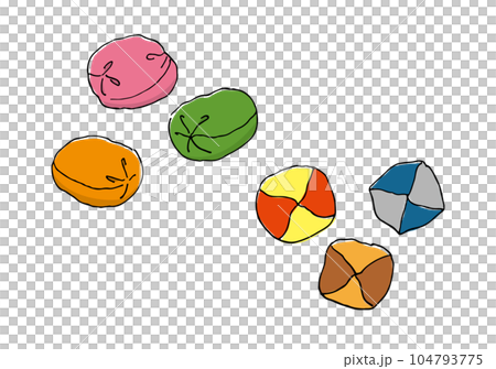 豆袋的插圖 104793775