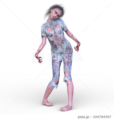 女性ゾンビ 104794507