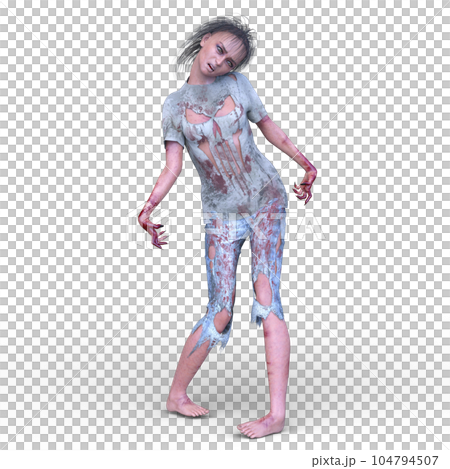 女性ゾンビ 104794507