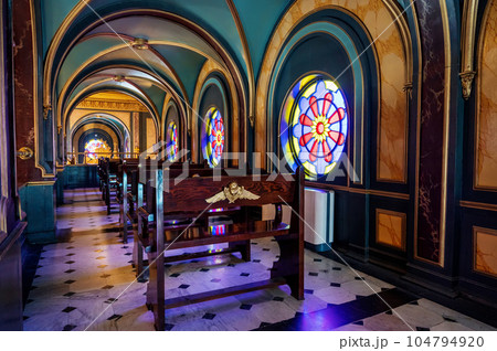 Interior of Saint Stephen Orthodox Church in Istanbul, Turkey 104794920