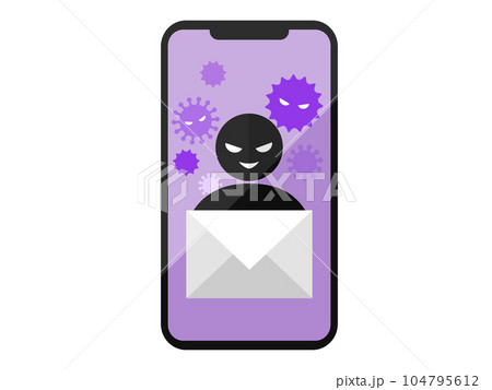 スマホに届いた危ないメールのイメージ 104795612