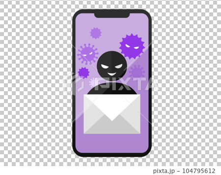スマホに届いた危ないメールのイメージ 104795612