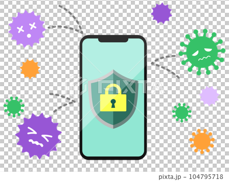 智能手機安全防範病毒 104795718