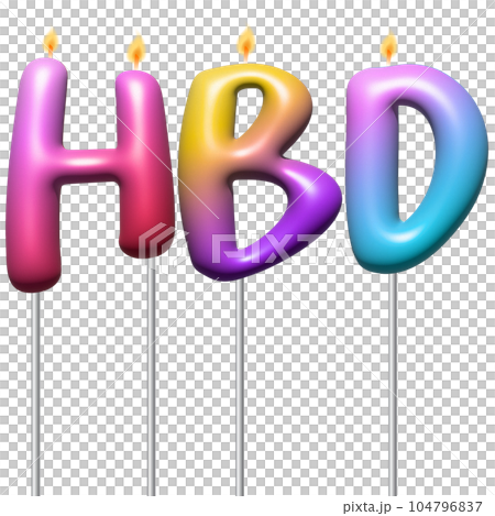 Birthday Candle Birthday Candle 104796837