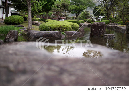 鳥取　四季の散歩　鯉幟が泳ぐ川　瀬戸川 104797779