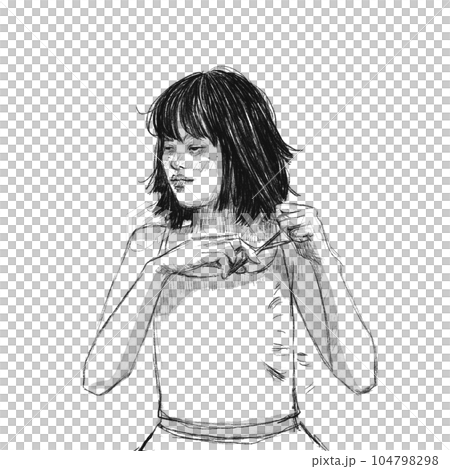 Line drawing art can express the emotions and experiences related to depression and mental illness, using simple or intricate lines to convey complex feelings. 104798298