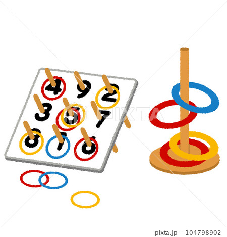 輪投げのイラスト 104798902