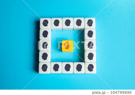 The leader is trying to change the mind of the group. Share a vision. Critical thinking. Lack of authority and trust to follow oneself. Resilience, ability to regroup and rally the team. 104799890