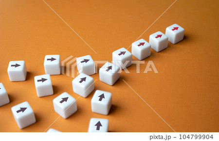 Formation in an organized group. Association for common purposes. Organize a civilized system of passage and heading in the right direction. Determine the goal and use resource forces for the solution 104799904