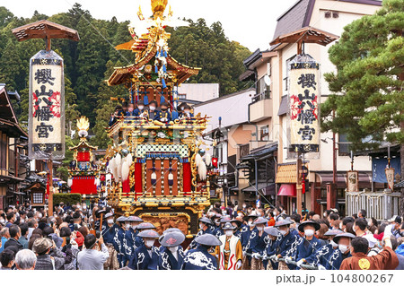 221009秋の高山祭イラスト5z416 221009秋の高山祭イラスト5z416 104800267