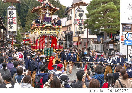 221009秋の高山祭イラスト5z344 221009秋の高山祭イラスト5z344 104800279