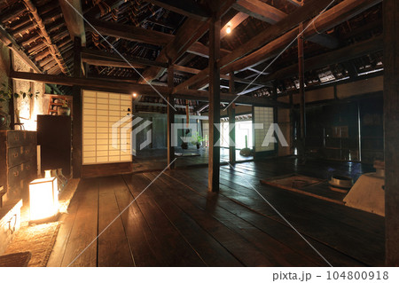 四国村ミウゼアム 下木家住宅（1781年築、一宇村、国指定重要文化財）ISO100 104800918