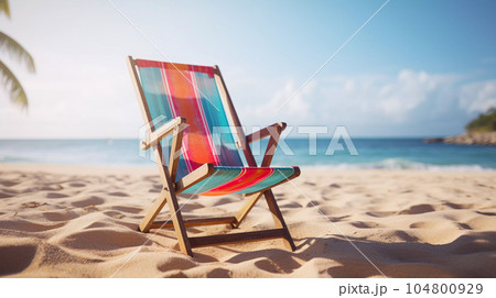 Tropical Summer Sea Beach Chair 104800929