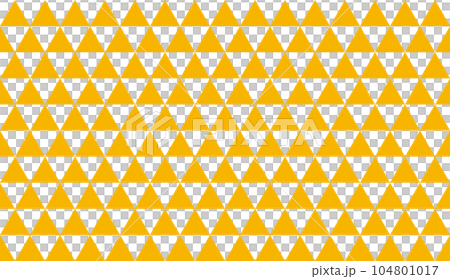 Bright yellow traditional Japanese pattern (scale pattern) seamless background illustration 104801017