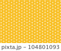 山吹色の日本伝統模様(麻の葉)　ぼかし線　シームレス背景イラスト 104801093