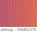 真紅から緋色のグラデーション　日本伝統模様(麻の葉)　ぼかし線　シームレス背景イラスト 104801370