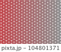 茜色から鉛色 のグラデーション　日本伝統模様(麻の葉)　ぼかし線　シームレス背景イラスト 104801371