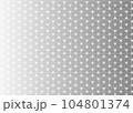 乳白色から鈍色のグラデーション　日本伝統模様(麻の葉)　ぼかし線　シームレス背景イラスト 104801374