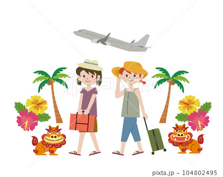 沖縄　観光　旅行　女子旅 104802495