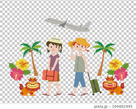 沖縄　観光　旅行　女子旅 104802495