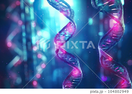 Digitized DNA molecule. Digitized DNA molecule. 104802949
