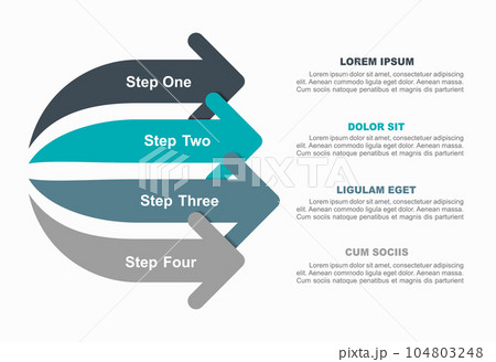 Infographic design template with place for your data. Vector illustration. 104803248