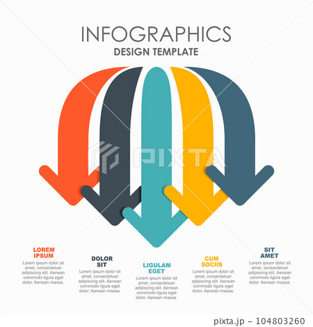 Infographic design template with place for your data. Vector illustration. 104803260