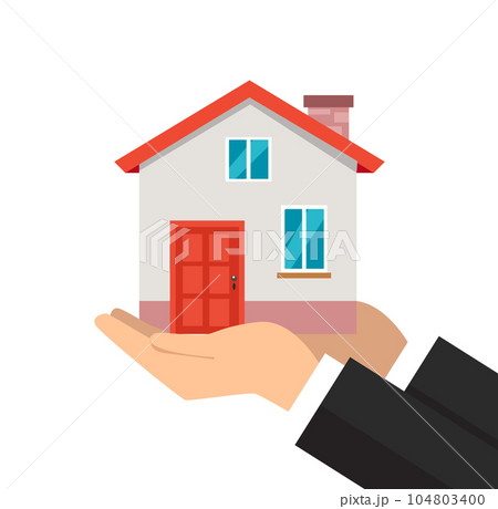 retro style home icon 104803400