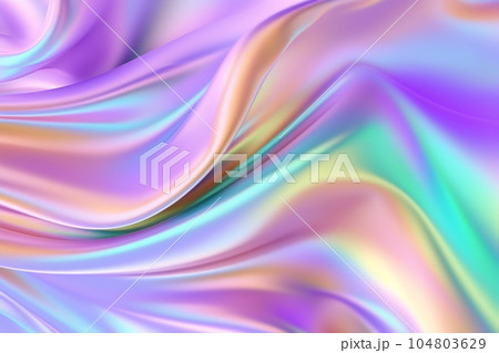 Holographic wallpaper background. Hologram texture Stock