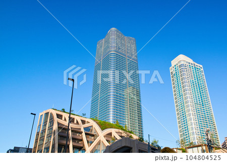 東京 東京都再開発 複合施設の麻布台ヒルズなど超高層ビルの風景 東京 東京都再開発 複合施設の麻布台ヒルズなど超高層ビルの風景 104804525