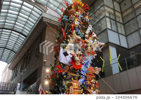 博多リバレイン 十七番山笠「龍虎相討川中島」2023 104806676