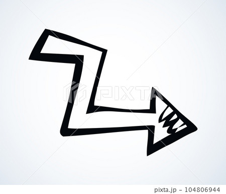 Arrow symbol. Vector drawing icon 104806944