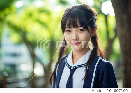 制服の美少女(AI画像) 制服の美少女(AI画像) 104807166