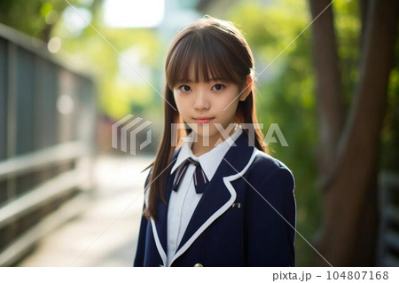 美少女　制服　清純 