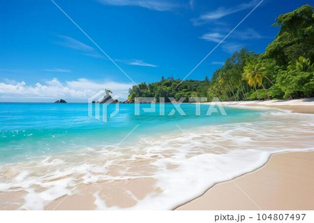 見つけた楽園(AI画像) 見つけた楽園(AI画像) 104807497