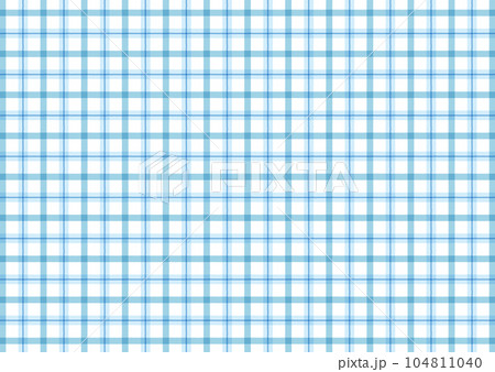 線がちょっとガサガサしているチェック模様（青） 104811040