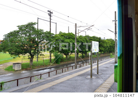 雨模様の肥薩おれんじ鉄道、薩摩大川駅から出水駅までの車窓風景(2022年) 雨模様の肥薩おれんじ鉄道、薩摩大川駅から出水駅までの車窓風景(2022年) 104811147