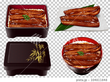 鰻 うな重 うな丼 蒲焼き 土用の丑の日 鰻 うな重 うな丼 蒲焼き 土用の丑の日 104811848