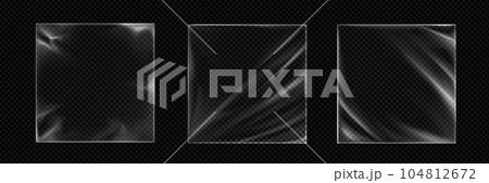Vinyl plastic album cover frame shrink texture 104812672