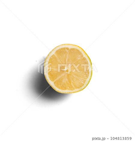 Fresh juicy lemon isolated on the white background Fresh juicy lemon isolated on the white background 104813859