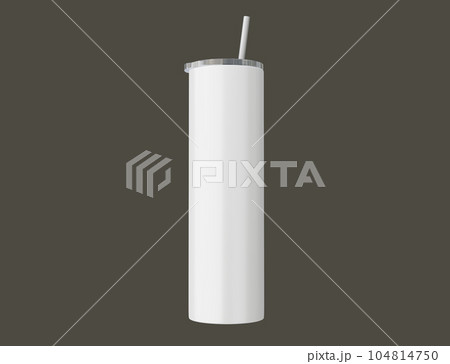 Skinny 20 oz tumbler for sublimation. 3d rendering 104814750