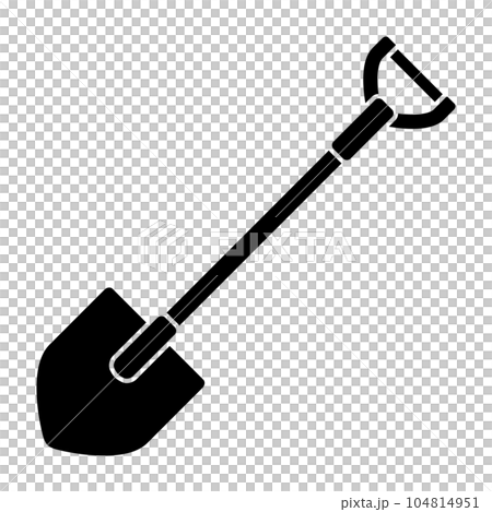 挖掘機剪影 挖掘機剪影 104814951