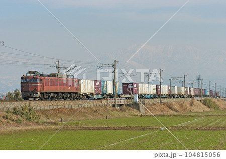北陸本線　水橋ー東富山　JR貨物　EF81-31（富山） 104815056