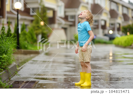 Childrens yellow rain clearance boots