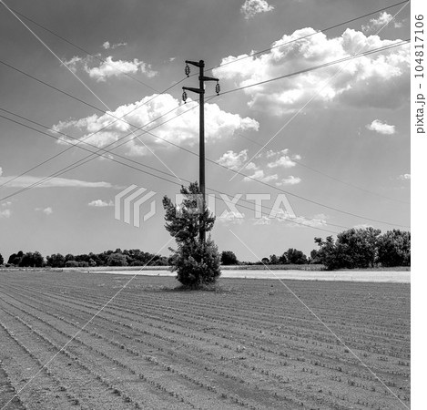 electricity pylon electricity pylon 104817106