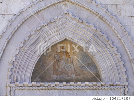 the Cathedral of the Assunta and San Nazario decorations in Koper, Slovenia the Cathedral of the Assunta and San Nazario decorations in Koper, Slovenia 104817107