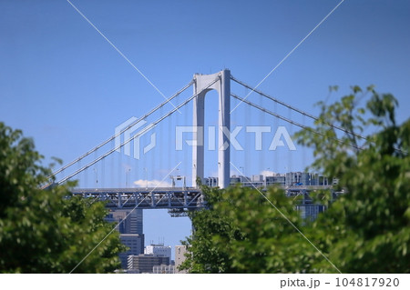 豊洲ぐるり公園の風景（東京都江東区） 104817920
