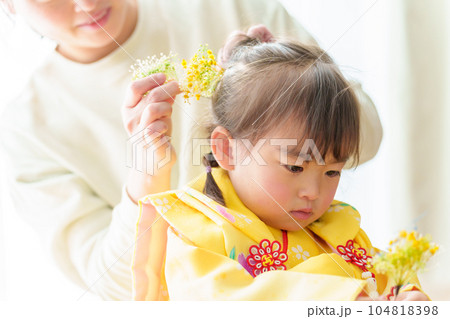 七五三 着物 ヘアセット 七五三 着物 ヘアセット 104818398